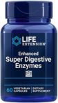 Life Extension, Enhanced Super Digestive Enzymes, High Dose, 60 vegetarian Capsules, Non GMO