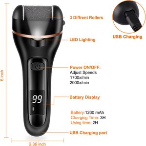 Ratukall Electric Foot File – Rechargeable Callus Remover