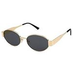 SOJOS Retro Oval Sunglasses for Wom