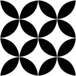 FloorPops FP3301 Starlight Peel & Stick Floor Tiles, Black, 12" L x 12" W x 0.06" T