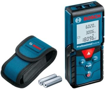 Bosch Professional télémètre laser GLM 40 (avec fonction mémoire, portée : 0,15 – 40 m ; contenu du carton : télémètre laser Bosch GLM 40, 2 piles 1,5 V, housse de protection)