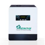1100 VA 12.8V Lithium Battery Solar Inverter | Pure Sine Wave Hybrid UPS | Inbuilt LiFePO4 Battery | PWM Solar Controller | Wall Mount Home UPS