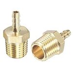 uxcell Brass Hose Barb Fitting Stra