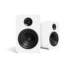 Kanto YU Passive 5.25" Passive Bookshelf Speakers with 1" Silk Dome Tweeter | External Amplifier Required | Pair | Matte White