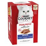 GOURMET Mon Petit Fish Variety Tuna, Salmon, Trout Wet Cat Food 6x50g