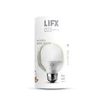 LIFX Mini White (A19) Wi-Fi Smart Adjustable, Dimmable, No Hub Required LED Light Bulb, Compatible with Alexa.