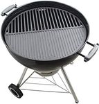 KAMaster 22" Half Moon Cast Iron Cooking Grate Grill Accessory Replaces For Weber Charcoal Grill Half Moon Grate+Griddle+4 Support Extension,Cooking Grate for Weber 22