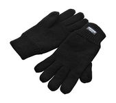 Thinsulate Result Men's Thermal Winter Gloves, black, S-M