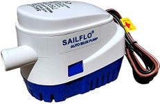 SAILFLO Automatic Bilge Submersible Pumps 12V DC All-in-one Marine Bilge Pump 4 Year Warranty Boat Auto Yacht RV (750GPH)