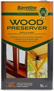 Barrettine Premier Wood Preserver 5L - Cedar Red