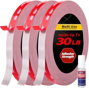 Super Strong Adhesion, Made of 3M VHB Double Sided Tape, Multipurpose Heavy Duty Mounting Tape, Indoor & Outdoor Waterproof Foam Adhesive Tape Automotive Wall Tape (3 Pack 540")