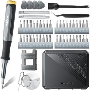 Wesdut 52in1 Precision Screwdriver Set, [Super Durable] Small Repair Kit, PC Accessories, PS5 Cleaning Kit, Tool Sets for Men, Fit MacBook, Computer, Laptop, Watch, PS4, Xbox, Eyeglass, Console More