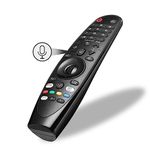 MR20GA for LG Magic Remote with Pointer and Voice Function Replacement for LG Remote MR19BA Magic Remote Control Compatible with Many LG smart TV Models Netflix and Prime Video Hot Keys, Google/Alexa