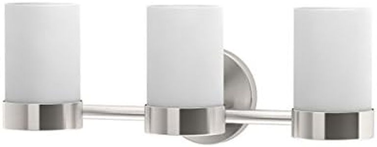 Gatco 1637 Glam Triple Sconce Satin Nickel