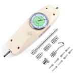 Force Gauge,Knoweasy NK-500 Mechanical Analog Push Pull Gauge and Analog Dynamometer with Portable Carry Box