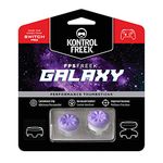 KontrolFreek FPS Freek Galaxy for Nintendo Switch Pro Controller | Performance Thumbsticks | 1 Mid-Rise, 1 High-Rise Concave | Purple