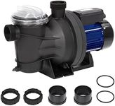 1.1HP Pool Pump In/Above Ground Water Pump Single Speed, 800W/115V, 3962GPH & High Flow, Powerful Primming Swimming Pool Pumps with Filter Basket, Low Noise for Family