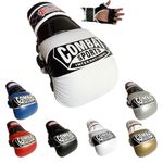 Combat Sports Max Strike MMA Training Gloves, Open Palm Boxing Gloves for Muay Thai, Kickboxing, Martial Arts, Padded Fingerless Gloves for Men and Women, Essential MMA Gear