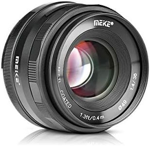 Meike 35mm F1.4 Large Aperture Manual Focus Prime MFT Lens for Micro Four Thirds M43 Compatible with Olympus and Panasonic Mirrorless Cameras and BMPCC GH6 OM-1