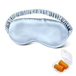 AWAVM Sleep Mask,Eye Mask for Sleeping,Silk Eye Mask for Sleeping，Night Eye Mask Women/Men/Girls,Silk Blackout Anti-Allergy Blindfold with Elastic Strap for Night,Travel,Nap,Meditation