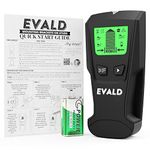 EVALD Electronic Stud Finder Wall Scanner | Wood and Metal Detector, Metal Pipe Locator, Joist Finder, Electric Wire Detector | Ideal for Cabinet, Art, and Picture Hanging and Home Improvement