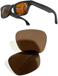 Polarized Replacement Lenses for Ray-Ban Meta, Compatible with Wayfarer Glasses Gen 2 RW4006 50mm & RW4008/RW4012 53mm