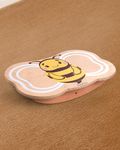 Bonfino Wooden Honey Bee Balance Board for Kids | Sturdy Wobble Board for Balance | Indoor & Outdoor Activity Toy for 3 Year+ Boys & Girls | Activity Fitness Toy for Kids | Best Gift for Body Training