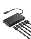 Belkin USB Hub for Laptop 5-in-1, USB C Hub – Multi USB Port Adapter with 4K HDMI @ 60Hz, 100W USB-C PD, 10Gbps High Speed Data Transfer | Type C Hub Docking Station for MacBook, iPad Pro, Chromebook