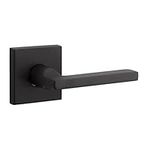 Baldwin PSSQUCSR190 Square Passage Door Lever Set with Contemporary Square Rose