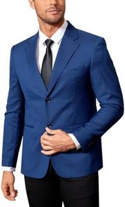 Cloudstyle Mens Suit Blazer Slim Fit 2 Button Business Jacket Notched Lapel Sport Coat Navy