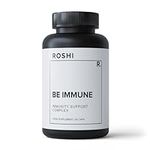 Roshi Be Immune 6600mg per Capsule - Natural Immunity Support Formula with Turmeric, Ginger, Amla, Tinospora Cordifolia, Tulsi, and Ashwagandha Extracts - 60 Capsules