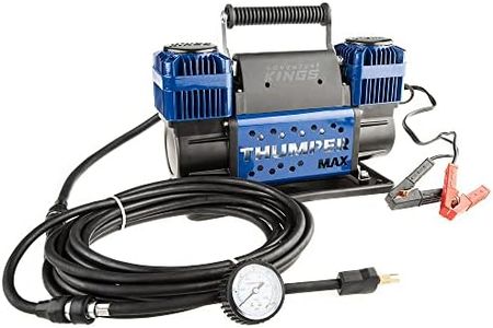 Thumper Max Air Compressor Portable Twin 300L/min 4WD Offroad Tyre Inflator 8 m Hose KINGS 12 V