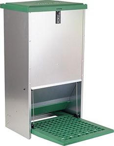 Shorefields Eton Galvanised Poultry Treadle Feeder 12kg and 20kg (20kg)