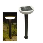 Homehop 15W SolarLed Light for Pathway Outdoor Home Garden Waterproof Aluminium Alloy Body (Multi Color)