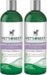 (2 Pack) Vet's Best Hypo-Allergenic Dog Shampoo for Sensitive Skin, 16 oz Per Pack