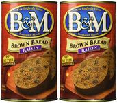 B & M BREAD BROWN RAISIN, 16 oz (Pack of 2)