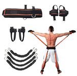Sunsign Speed and Agility Resistance Bands Trainer for Vertical Jump Squat Boxing MMA Taekwondo Karate Bounce Softball Baseball Basketball Volleyball Football Training, Black