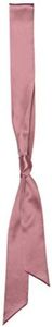 SilRiver Women's 100% Silk Skinny Scarf, Necktie, Sash Tie,Headdress, Fashion Accessories to liven up an outfit (2.4x70 inches, Living Coral)