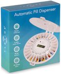 TabTime Automatic Pill Dispenser, 6 Alarms per Day. Clear Lockable lid. UK Customer Service.The Essential Medication aid for The Elderly and Alzheimer's and Dementia Patients