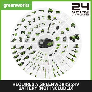 Greenworks Cordless Chainsaw – 24V, 30cm Bar, Lightweight