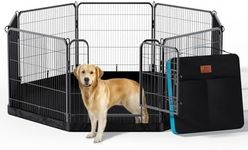 PJYuCien Dog Playpen Plus Storage B