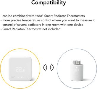 tado Wireless Temperature Sensor – Smart Home Climate Control