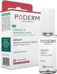 PODERM - FRAGILE, SPLITTING, RIDGED NAILS - 2-in-1 treatment with plants with restorative, strengthening and nourishing properties - Professional solution for hands/feet - Quick & easy - Swiss Made