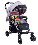 R for Rabbit Premium Chocolate Ride Stylish Baby Stroller and Pram for Baby, Kids, Infants, Newborn, Boys & Girls of 6 Months to 3 Years | (Rainbow)