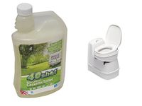40 Shot Eco Green Cassette Toilet (Cleaner No Dye Clean Septic)