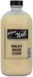 PRONAIL - Milky Base Coat for Nail Polish, 16 Oz - Professional Strength, Long Lasting, Manicure and Pedicure, Nail Strengthener, Hardener, Prevents Chipping - Fast Dry, Bulk Refill