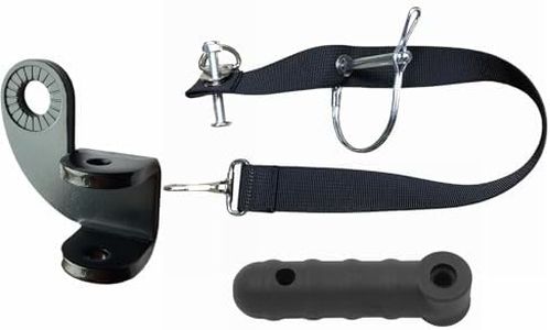 Steel Hitch and Flex Connector Set Compatible with Burley Bike Trailers and Other Similar Tow Arm Trailers (Flex for suqare with Hitch)