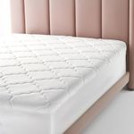 Micropuff Fitted Mattress Pad - Twin XL Size Mattress Pad - Soft and Comfortable Fitted Mattress Protector - Mattress Cover Stretches up to 12 Inches Deep - Easy to Wash