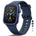 Mgaolo Kids Smart Watch,Fitness Tracker with Heart Rate Sleep Monitor for Boys Girls,Waterproof Activity Tracker Pedometer Step Counter for Fitbit Android iPhone (used without app/phone) (Blue)