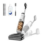 Tineco Floor ONE STRETCH S6 Cordless Wet Dry Vacuum Cleaner, 180°Lay-flat Smart Vacuum Mop, 5.1 inch Compact Design, 158℉ Flashdry Self-Cleaning in 5min, Long Runtime, Triple-Sided Edge Cleaning